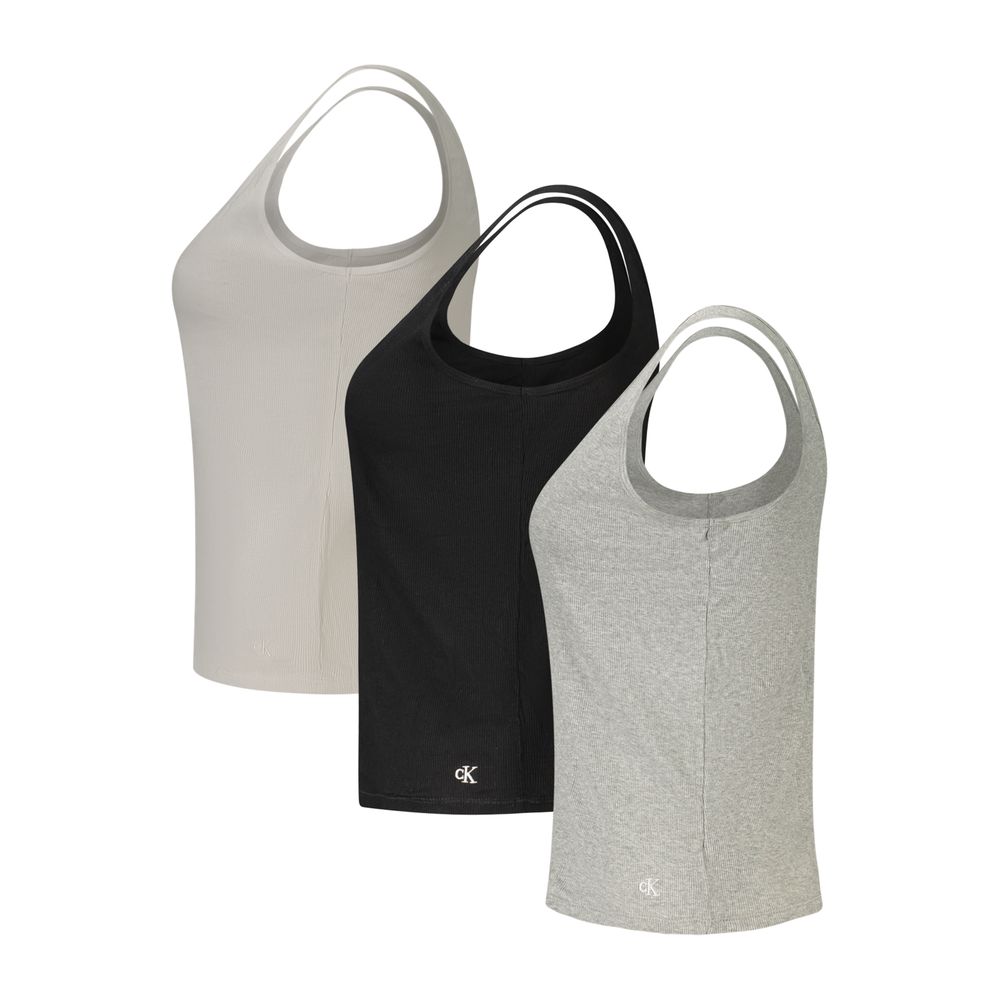 Schwarze Baumwoll-Tanktops
