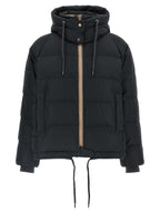 Schwarze Baumwoll-Shell-Jacke Brunello Cucinelli