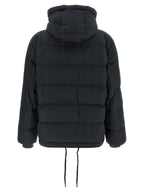 Schwarze Baumwoll-Shell-Jacke Brunello Cucinelli