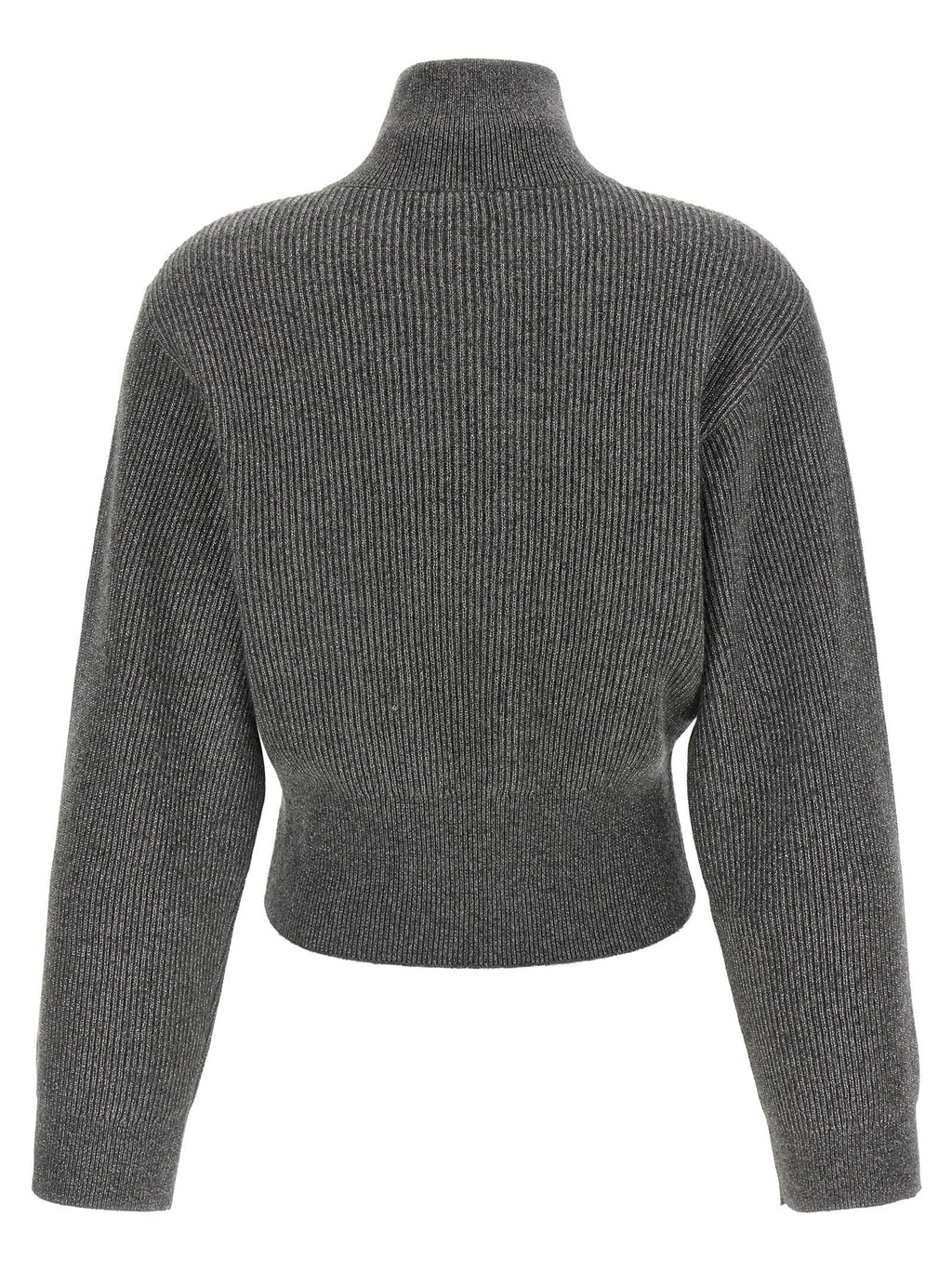 Grauer Kaschmir-Strickjacke Brunello Cucinelli