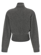 Grauer Kaschmir-Strickjacke Brunello Cucinelli