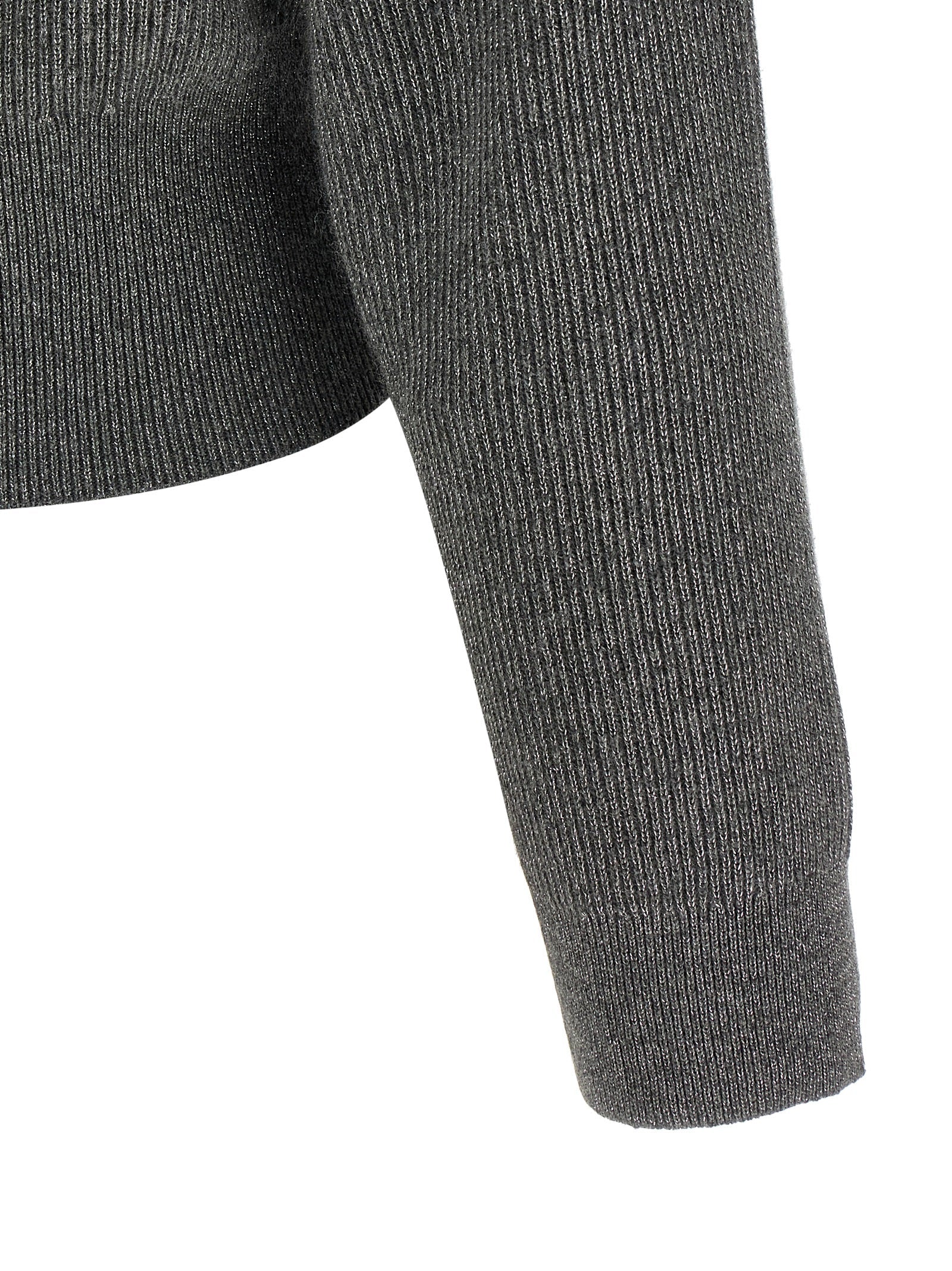 Grauer Kaschmir-Strickjacke Brunello Cucinelli