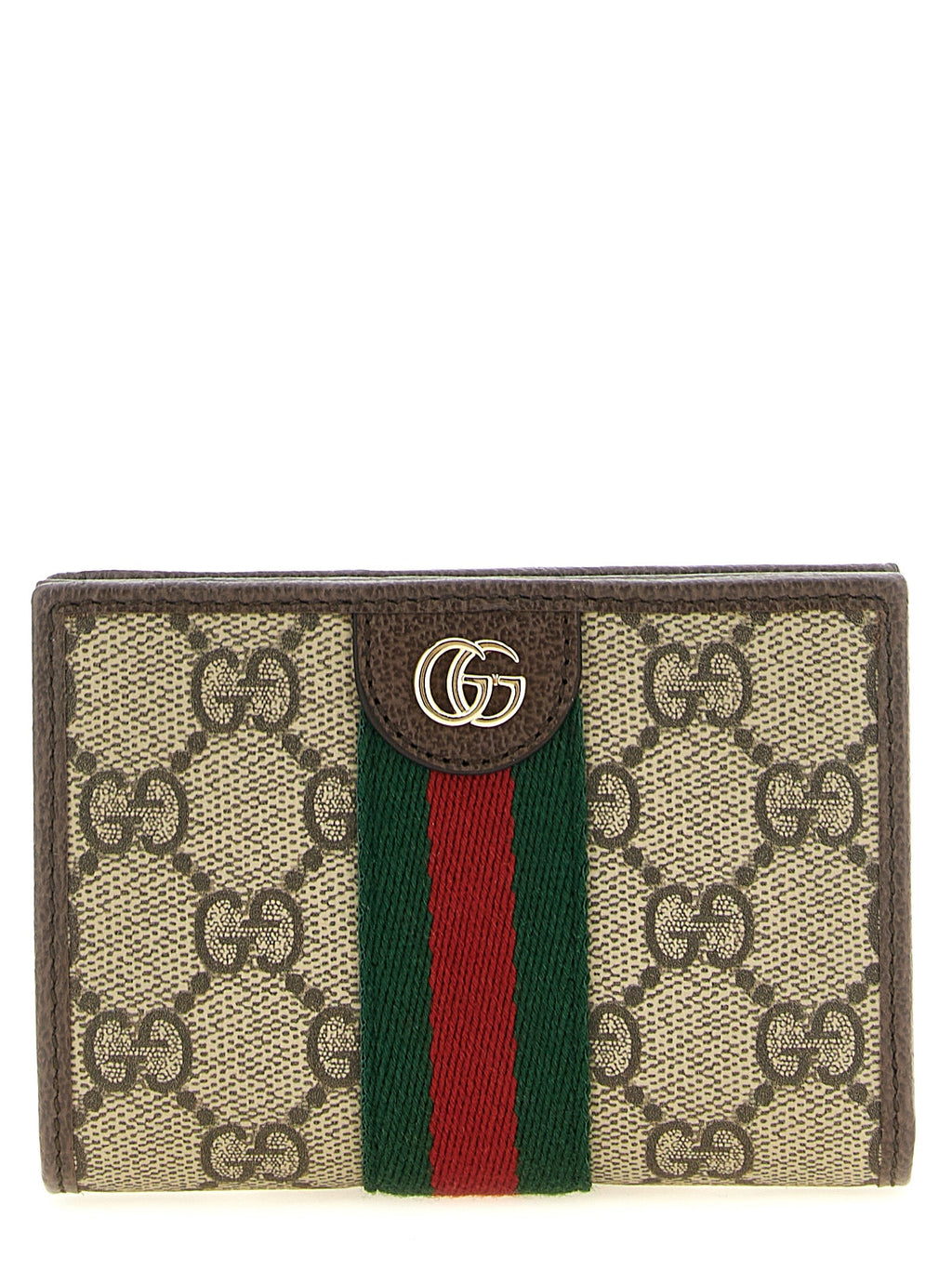 Beige Polyethylene Cardholder Gucci