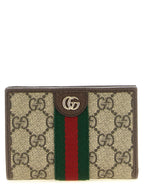 Beige Polyethylene Cardholder Gucci
