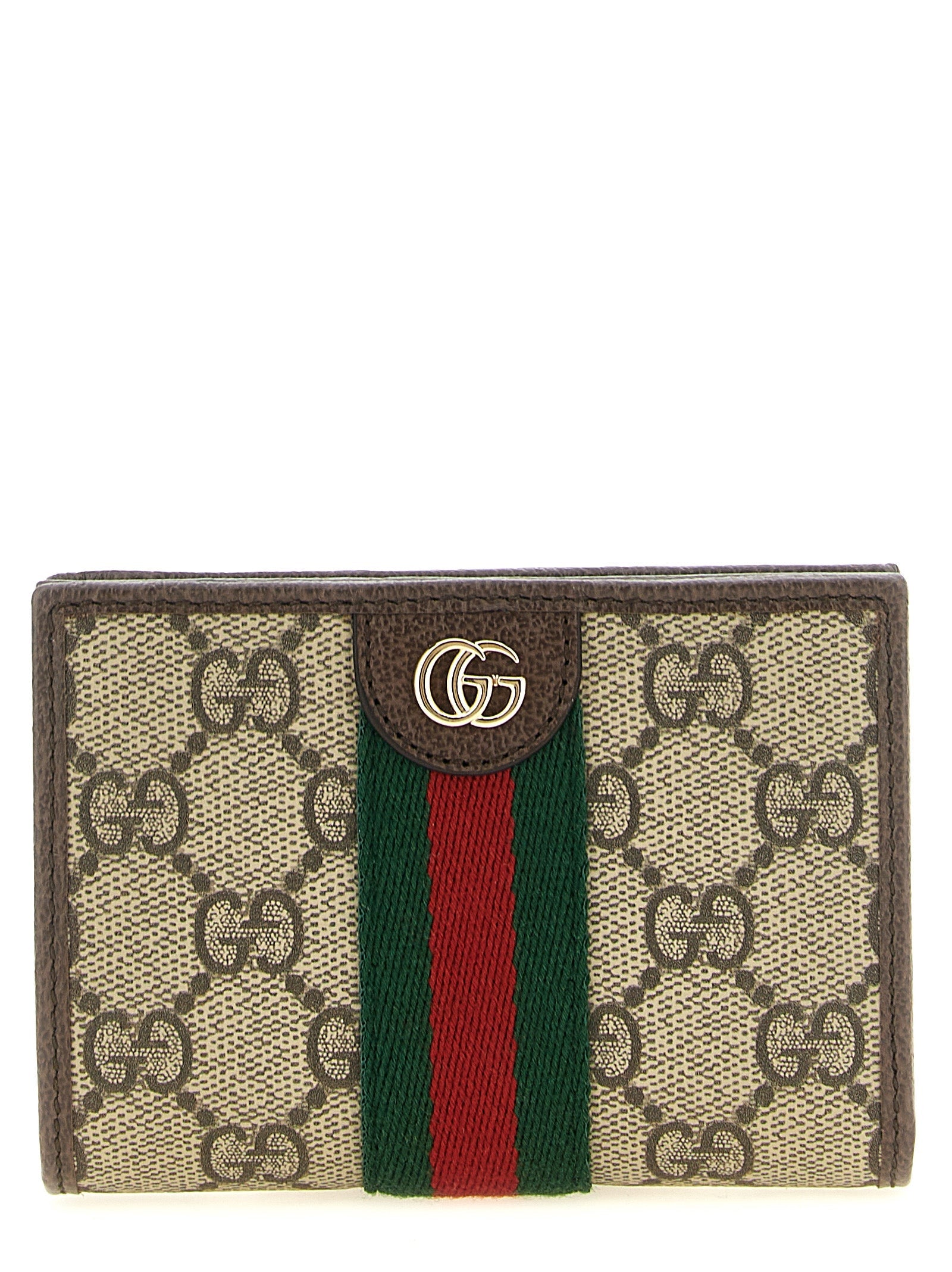 Beige Polyethylene Cardholder Gucci