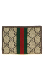 Beige Polyethylene Cardholder Gucci