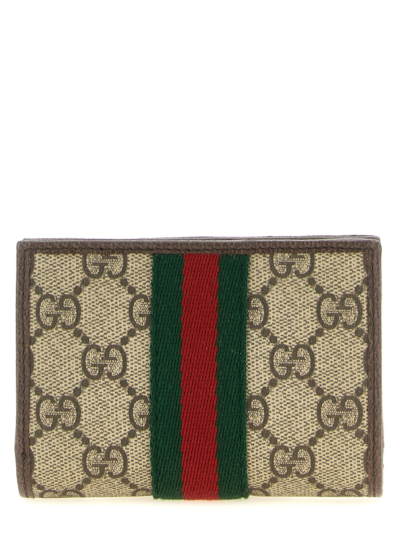 Beige Polyethylene Cardholder Gucci