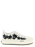 Weiße Low-Top-Sneaker aus Baumwolle Amiri