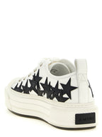 Weiße Low-Top-Sneaker aus Baumwolle Amiri