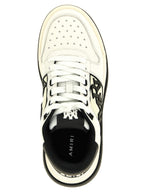Zweifarbige Kalbsleder-Sneaker im Athletic-Stil Amiri