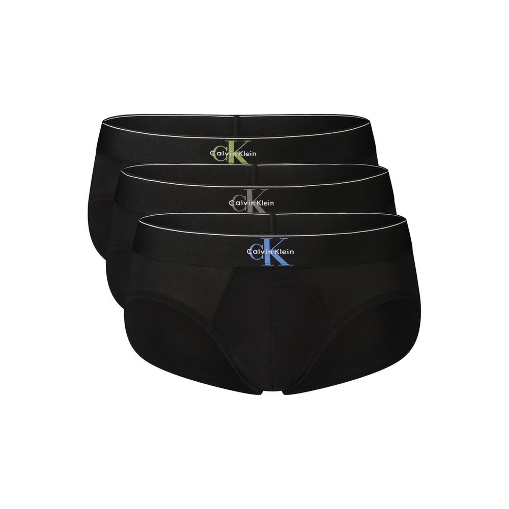 Schwarze Baumwoll-Herren-Slips Calvin Klein