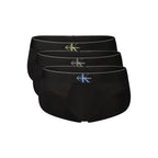 Schwarze Baumwoll-Herren-Slips Calvin Klein