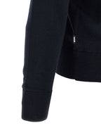 Blauer Cardigan aus Schurwolle Hugo Boss
