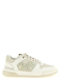 Weiße Kalbsleder Low-Top-Sneaker Amiri
