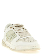 Weiße Kalbsleder Low-Top-Sneaker Amiri
