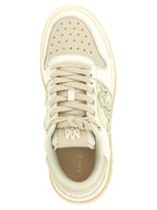 Weiße Kalbsleder Low-Top-Sneaker Amiri