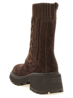 Braune Stiefeletten aus Ziegenleder Jimmy Choo