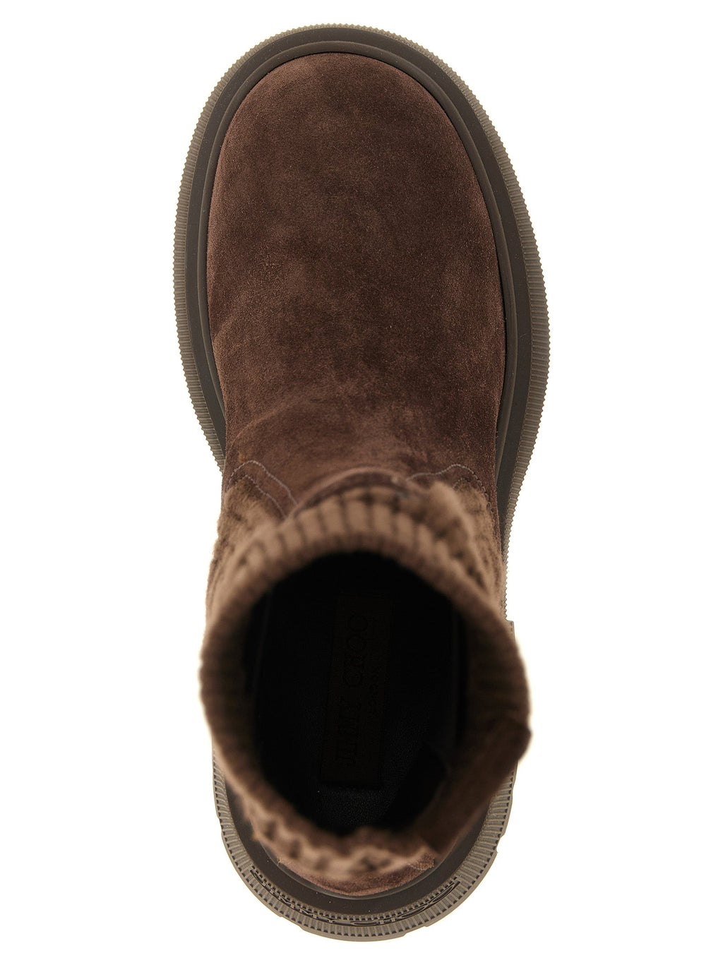 Braune Stiefeletten aus Ziegenleder Jimmy Choo