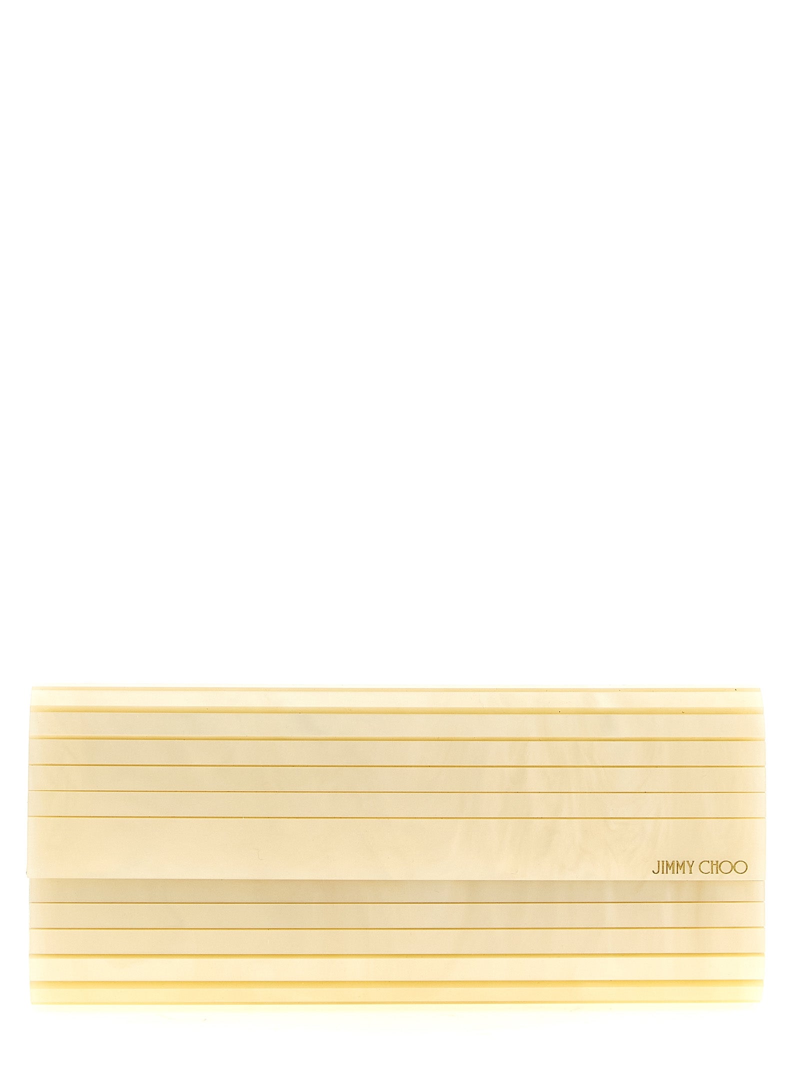 Goldene Viscose Clutch Jimmy Choo