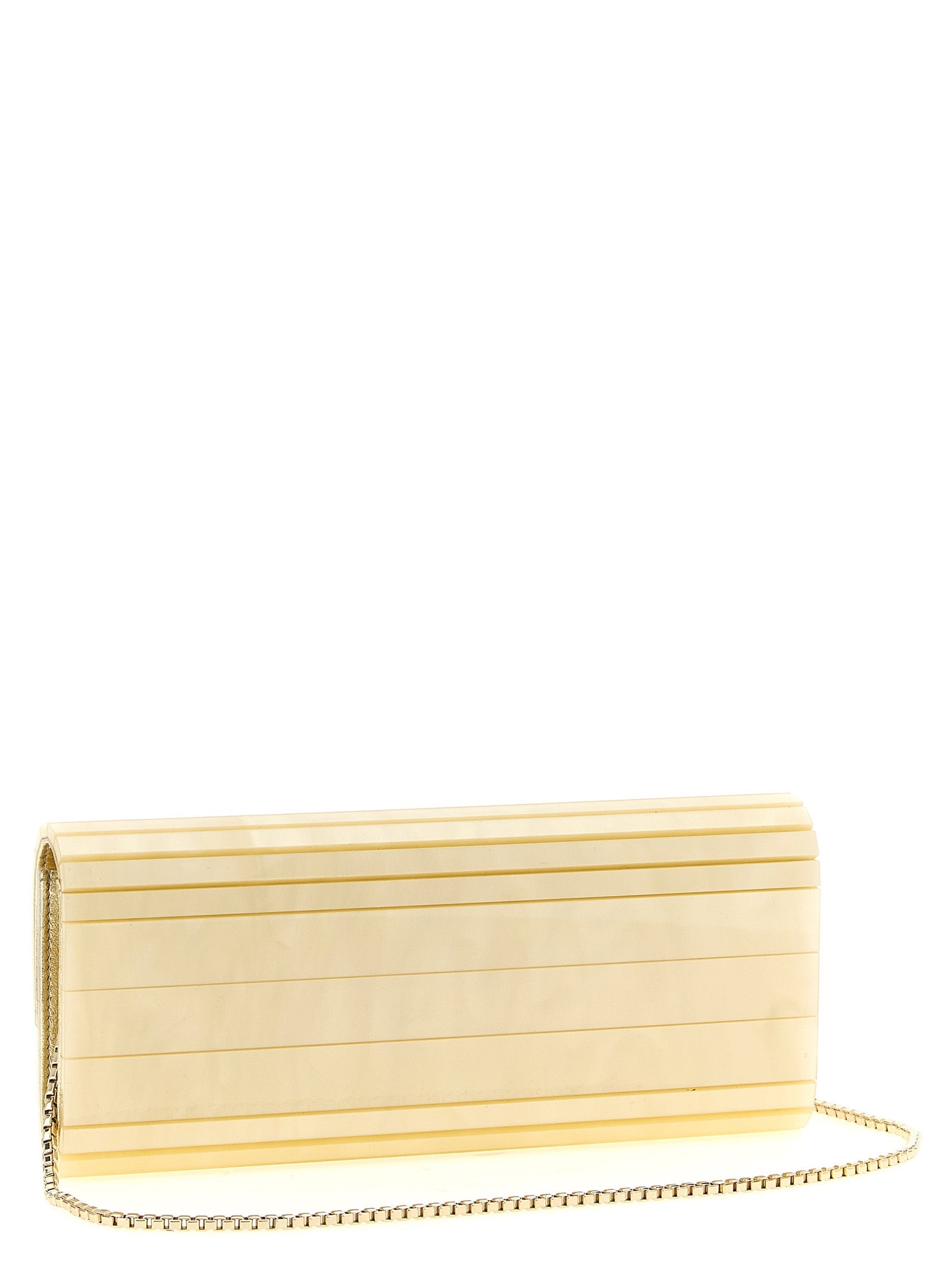 Goldene Viscose Clutch Jimmy Choo