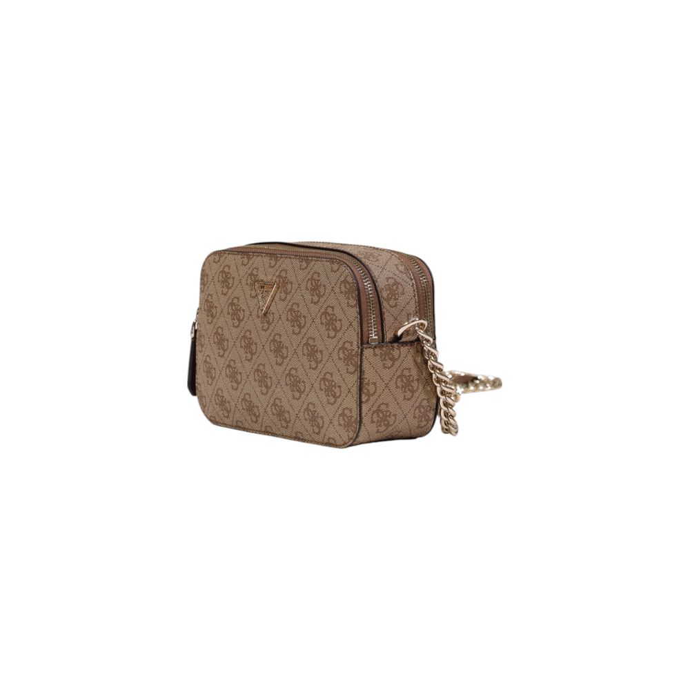 Braune Handtasche aus Polyethylen Guess