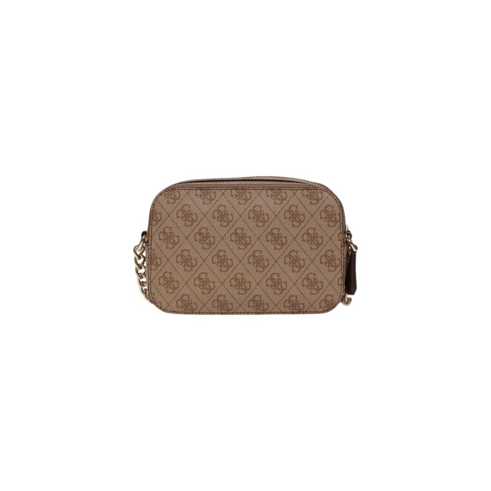 Braune Handtasche aus Polyethylen Guess