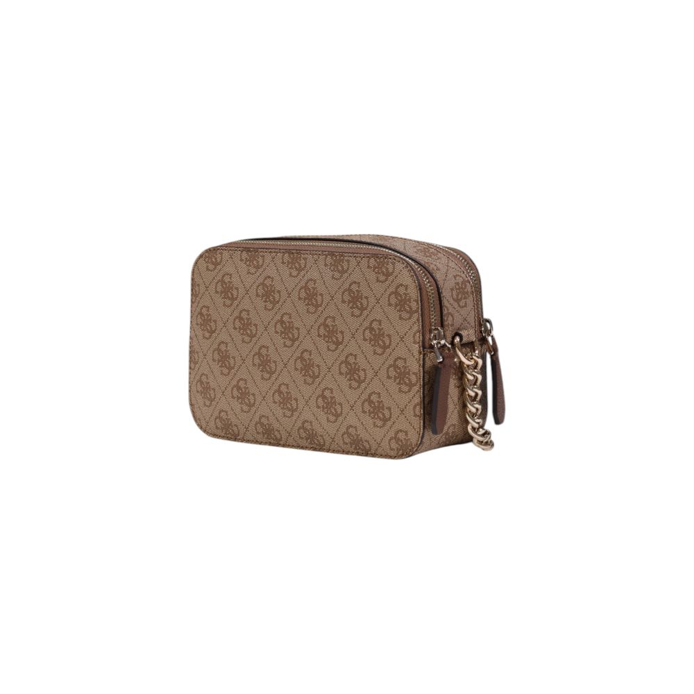 Braune Handtasche aus Polyethylen Guess