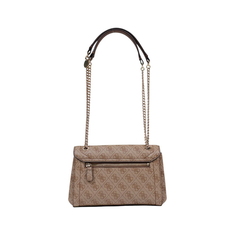 Braune Handtasche aus Polyethylen Guess