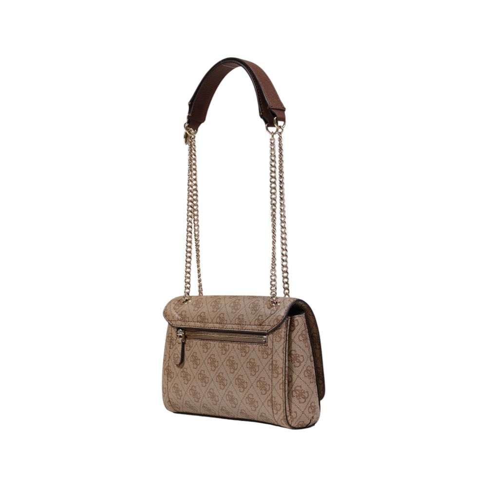 Braune Handtasche aus Polyethylen Guess