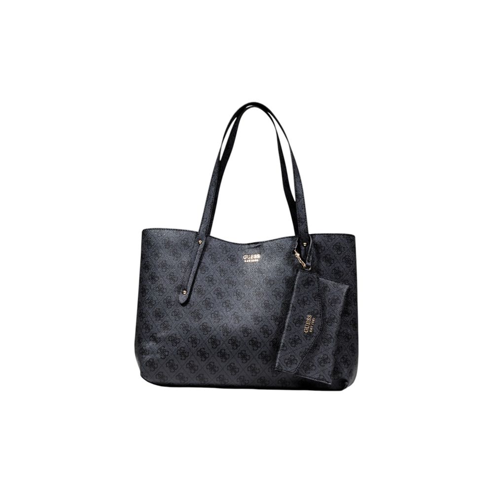 Graue Handtasche aus Polyethylen Guess