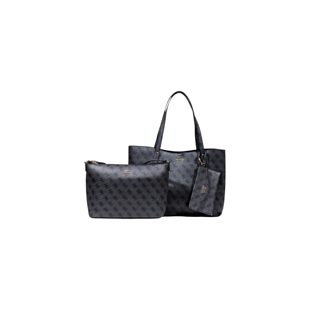 Graue Handtasche aus Polyethylen Guess