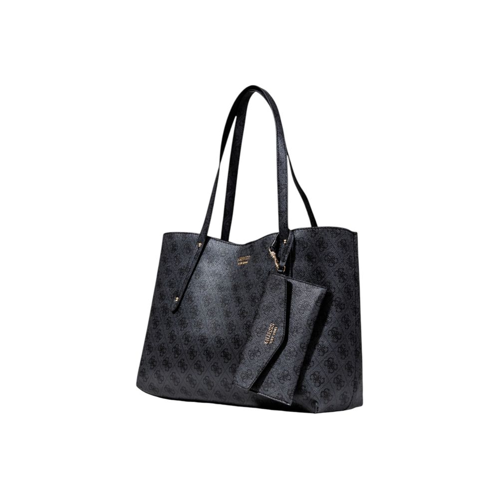 Graue Handtasche aus Polyethylen Guess