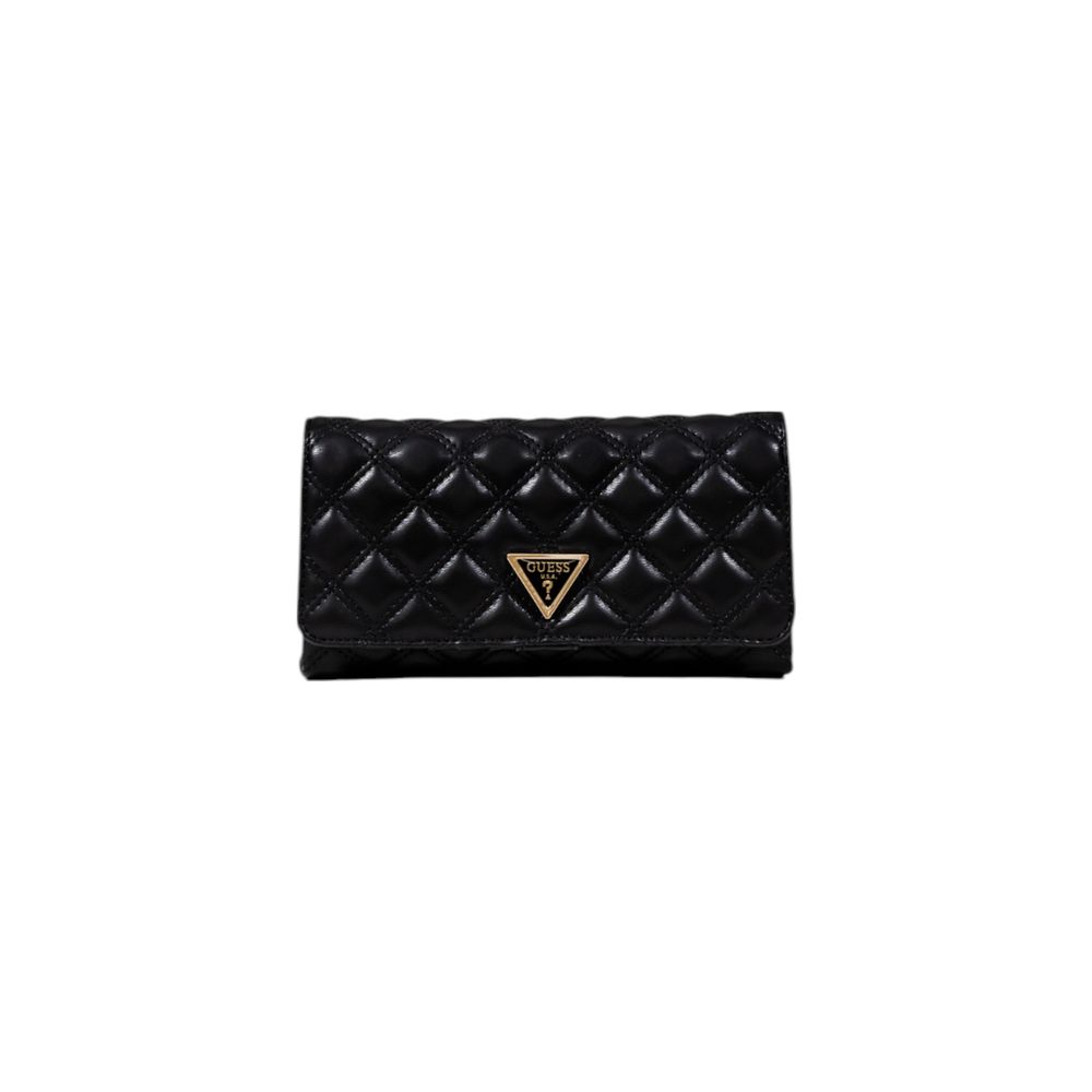 Schwarze Handtasche aus Polyethylen Guess