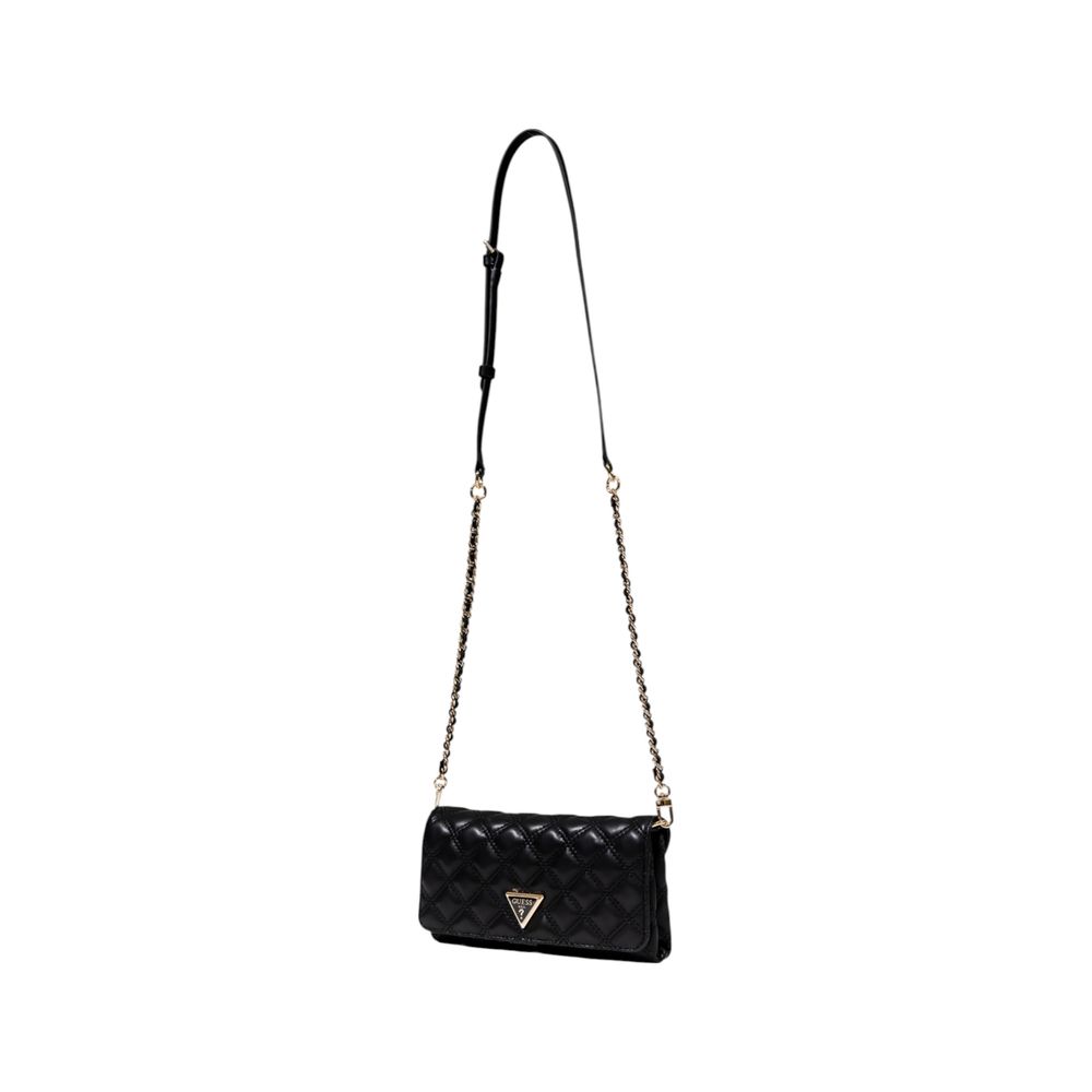 Schwarze Handtasche aus Polyethylen Guess