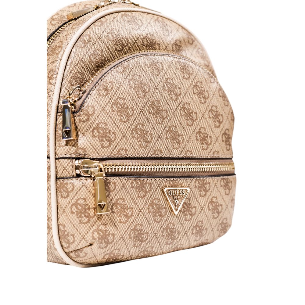 Beiger Rucksack aus Polyethylen Guess