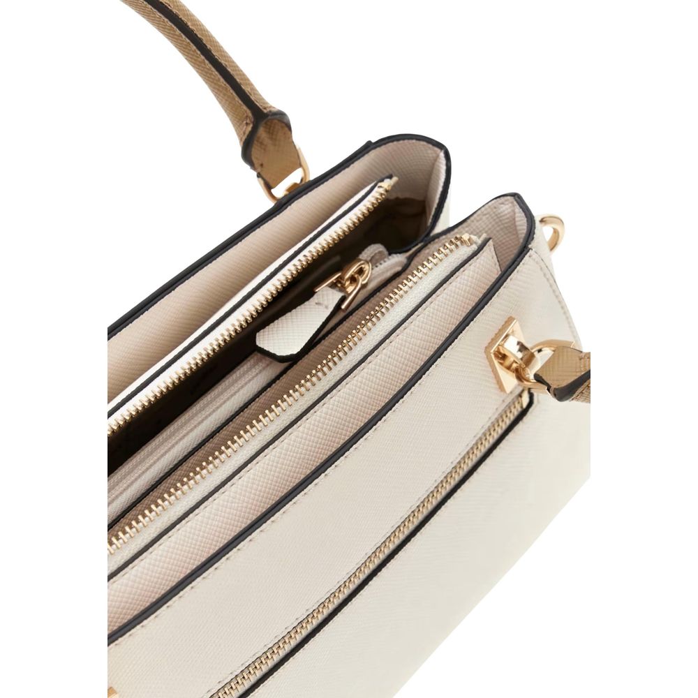 Beige Polyethylene Handbag Guess