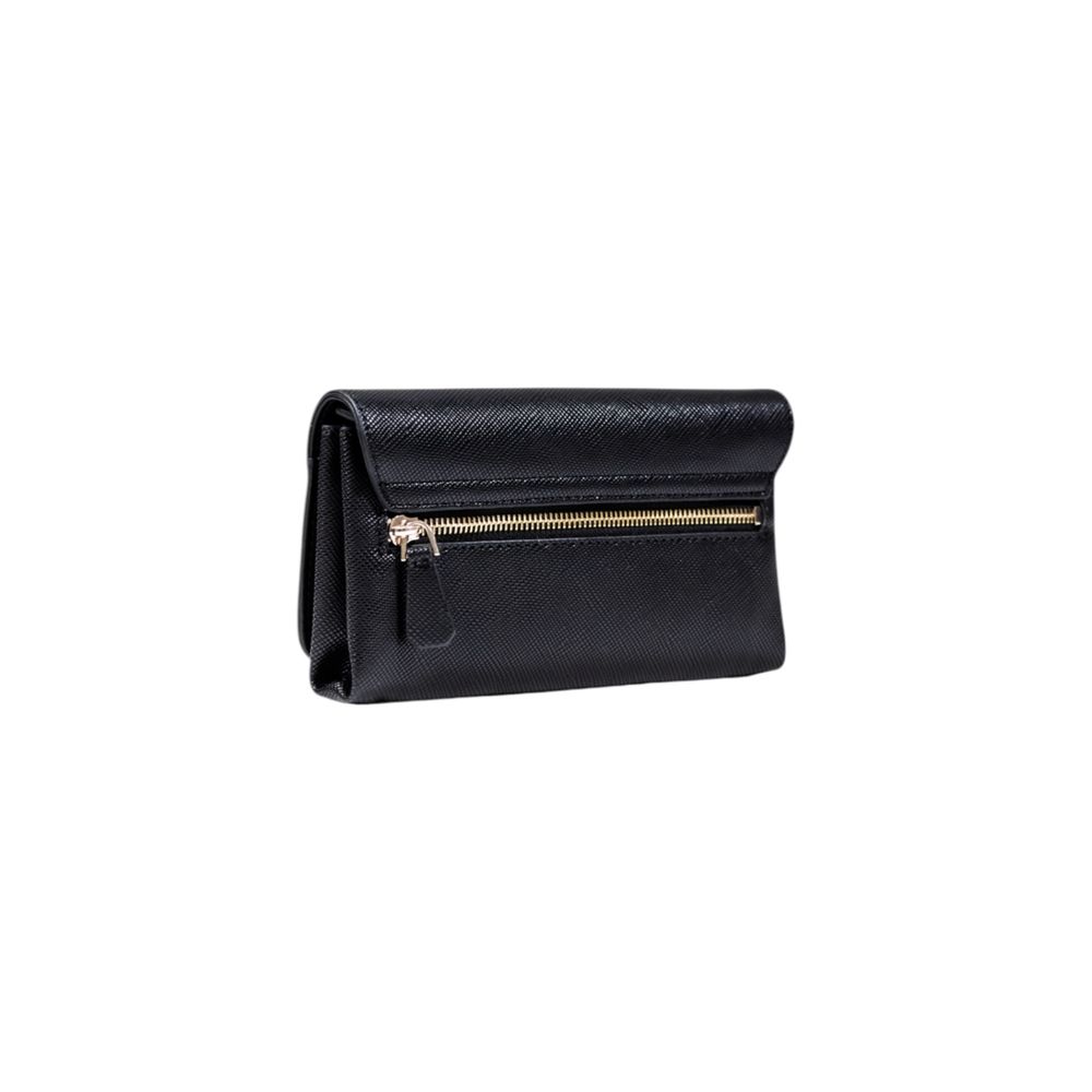 Schwarze Clutch aus Polyethylen Guess