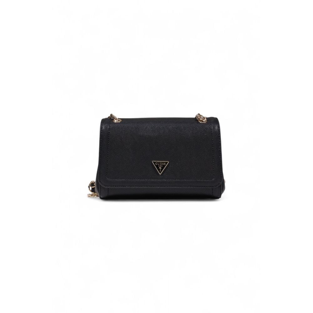 Schwarze Handtasche aus Polyethylen Guess