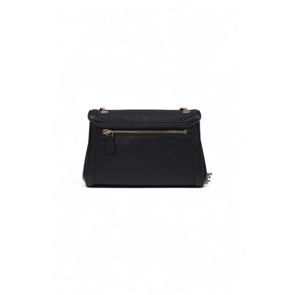 Schwarze Handtasche aus Polyethylen Guess
