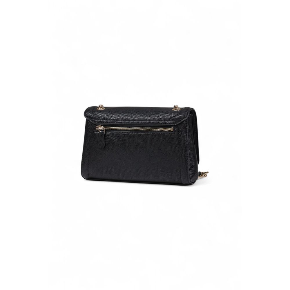 Schwarze Handtasche aus Polyethylen Guess
