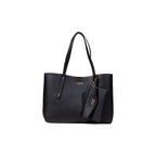 Schwarze Handtasche aus Polyethylen Guess
