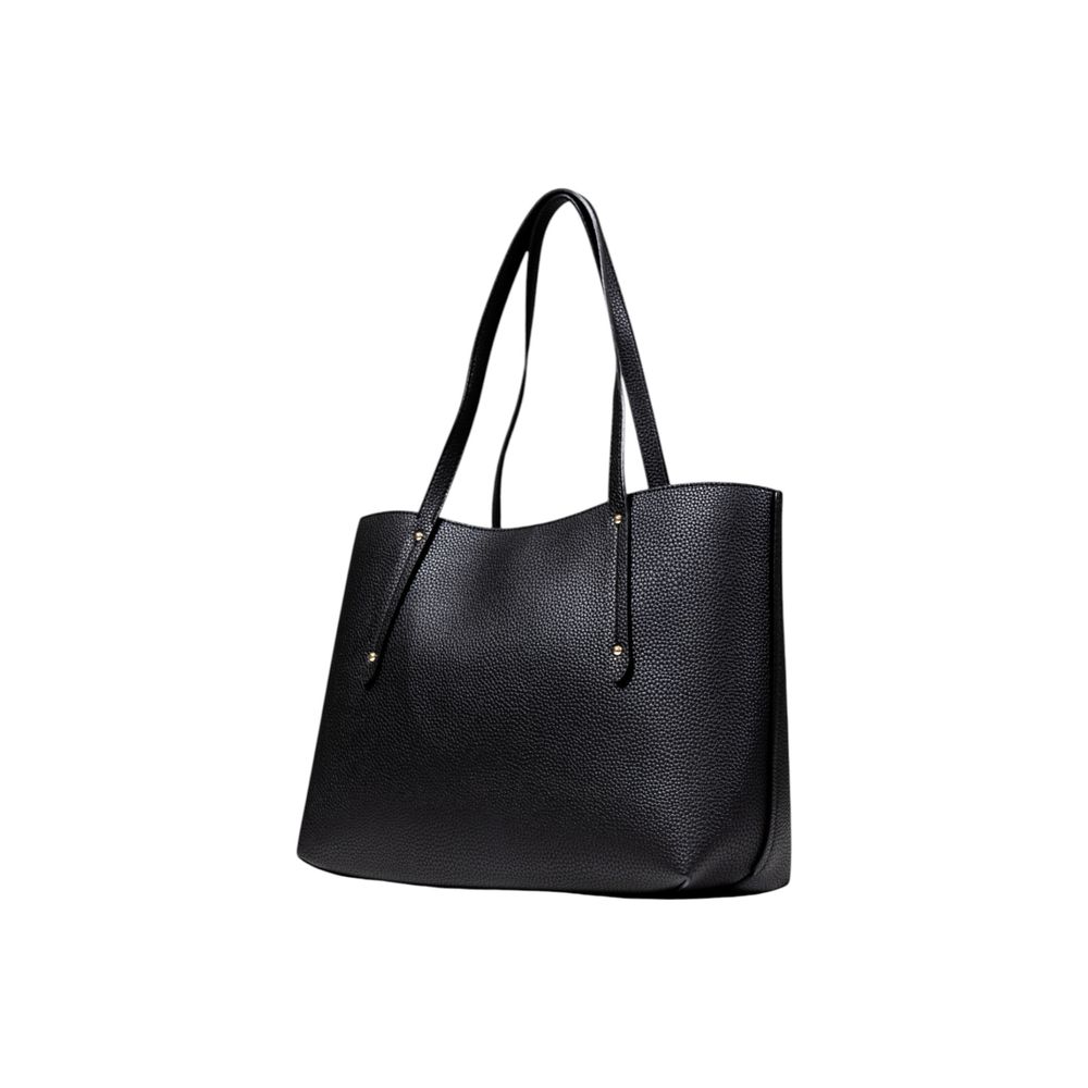 Schwarze Handtasche aus Polyethylen Guess