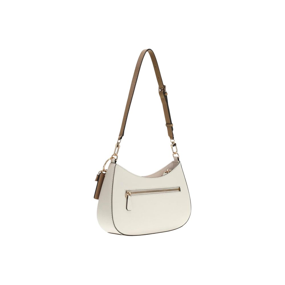 Beige Polyethylene Handbag Guess