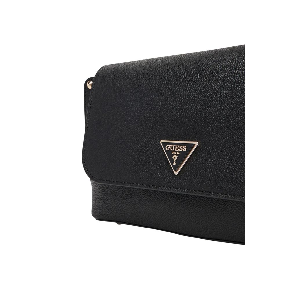 Schwarze Handtasche aus Polyethylen Guess