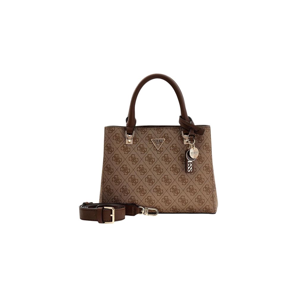 Braune Handtasche aus Polyethylen Guess