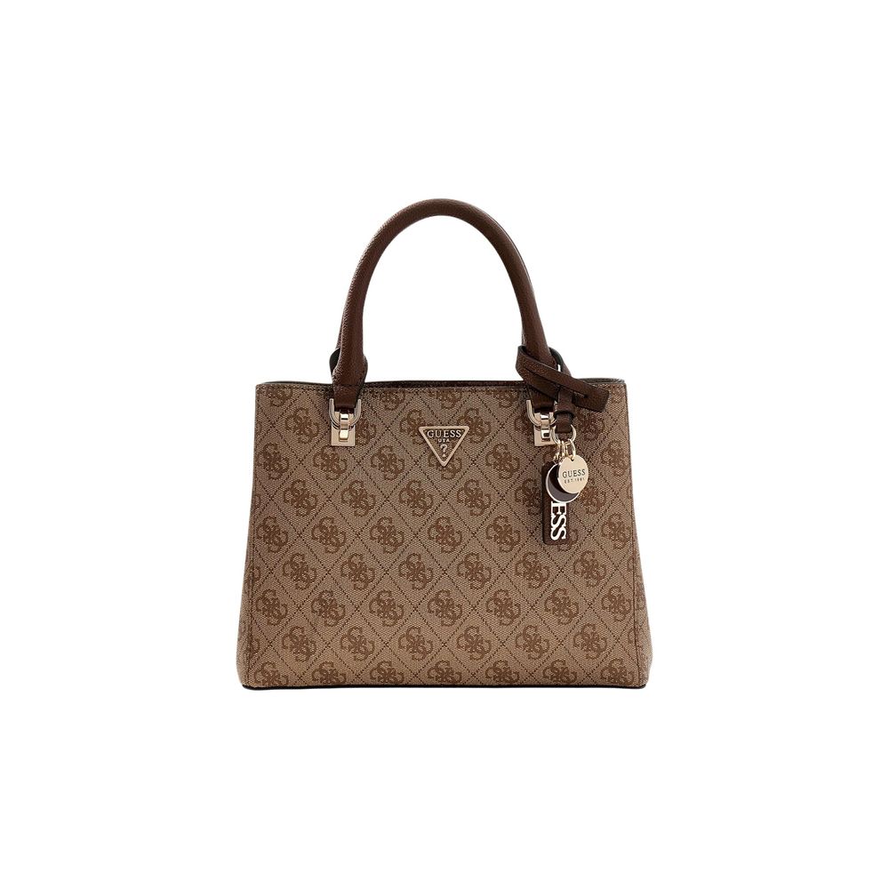 Braune Handtasche aus Polyethylen Guess