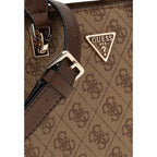 Braune Handtasche aus Polyethylen Guess
