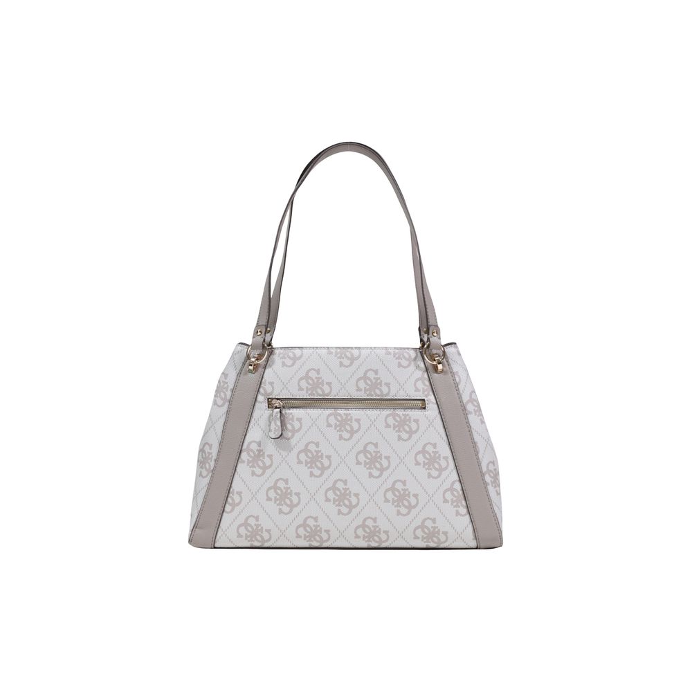 Beige Polyethylene Handbag Guess
