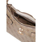 Beige Polyethylene Handbag Guess