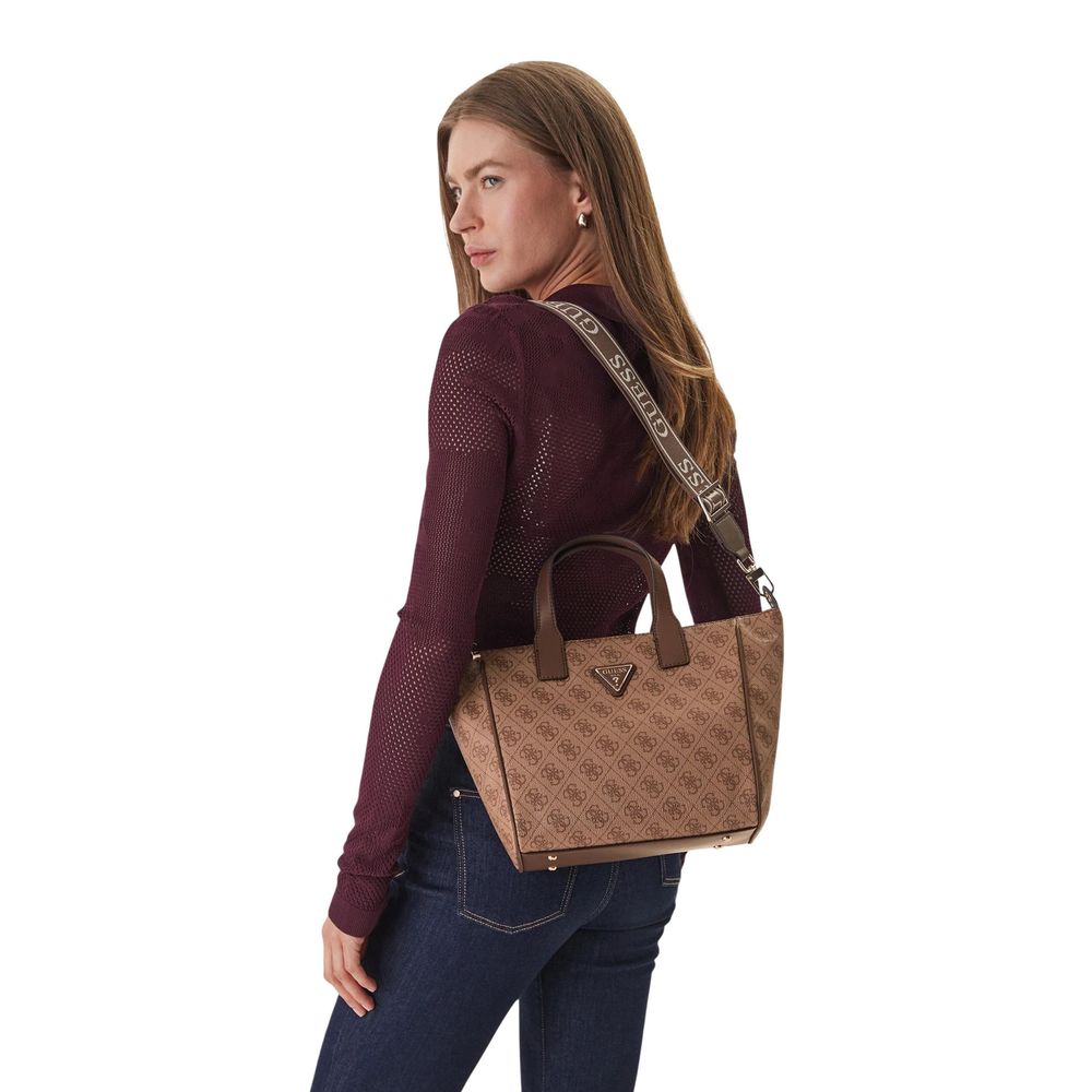 Weiße Handtasche aus Polyethylen Guess